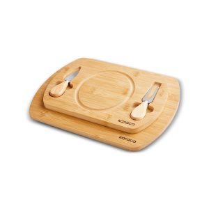 ست تخته گوشت دوتایی با ابزار Karaca Lily Bamboo